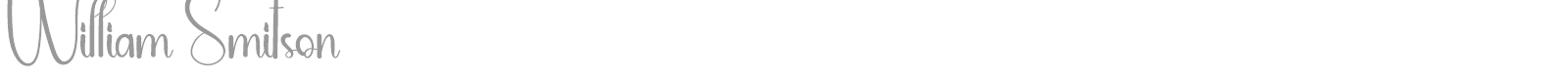 William Smitson font preview